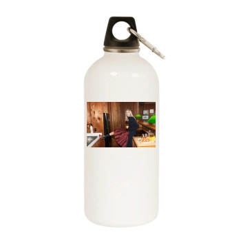 Julia Stegner White Water Bottle With Carabiner