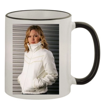 Julia Stiles 11oz Colored Rim & Handle Mug