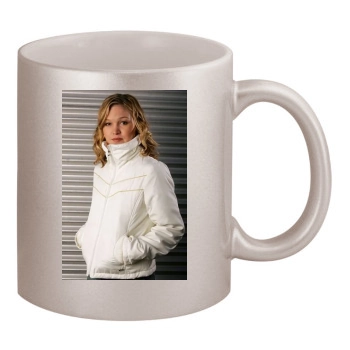 Julia Stiles 11oz Metallic Silver Mug