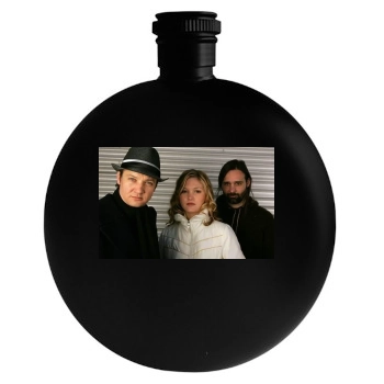 Julia Stiles Round Flask