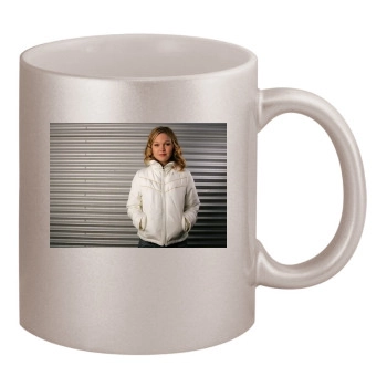 Julia Stiles 11oz Metallic Silver Mug