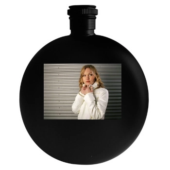 Julia Stiles Round Flask