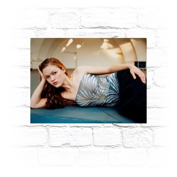 Julia Stiles Metal Wall Art