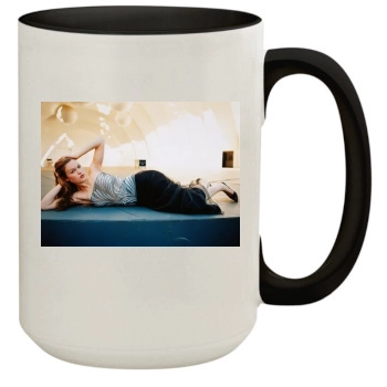 Julia Stiles 15oz Colored Inner & Handle Mug