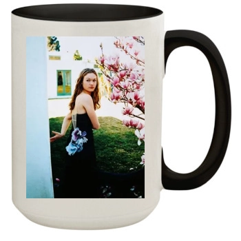 Julia Stiles 15oz Colored Inner & Handle Mug