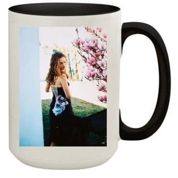 Julia Stiles 15oz Colored Inner & Handle Mug