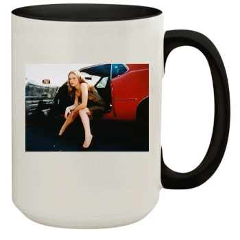 Julia Stiles 15oz Colored Inner & Handle Mug