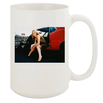 Julia Stiles 15oz White Mug