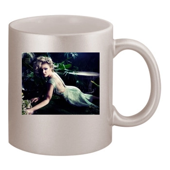 Julia Stiles 11oz Metallic Silver Mug