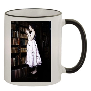 Keira Knightley 11oz Colored Rim & Handle Mug