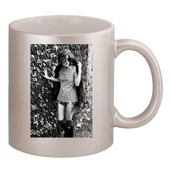 Keira Knightley 11oz Metallic Silver Mug