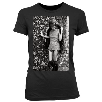 Keira Knightley Women's Junior Cut Crewneck T-Shirt
