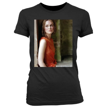 Keira Knightley Women's Junior Cut Crewneck T-Shirt