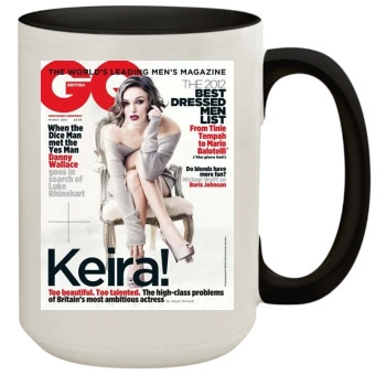 Keira Knightley 15oz Colored Inner & Handle Mug