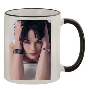 Lena Headey 11oz Colored Rim & Handle Mug