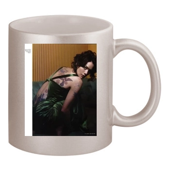 Lena Headey 11oz Metallic Silver Mug