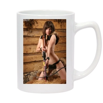 Lusi 14oz White Statesman Mug