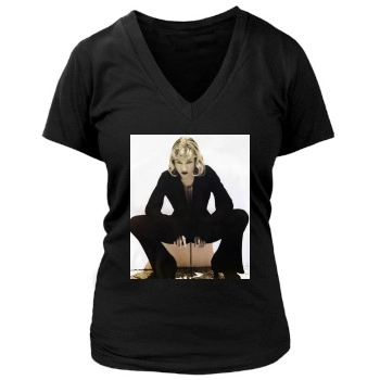 Madonna Women's Deep V-Neck TShirt