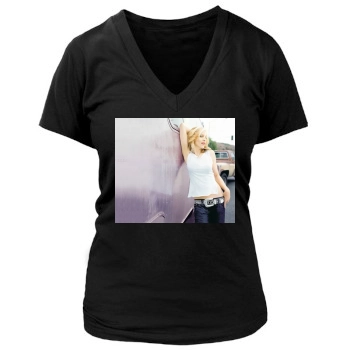 Madonna Women's Deep V-Neck TShirt