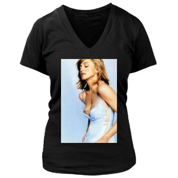 Madonna Women's Deep V-Neck TShirt