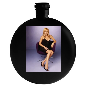 Malin Akerman Round Flask