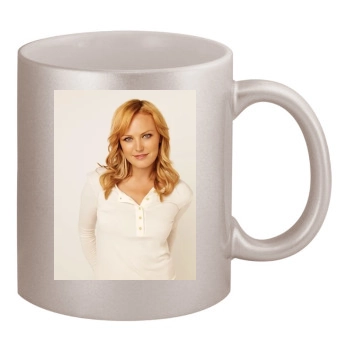 Malin Akerman 11oz Metallic Silver Mug