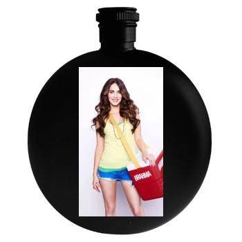 Megan Fox Round Flask