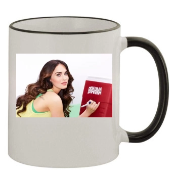 Megan Fox 11oz Colored Rim & Handle Mug