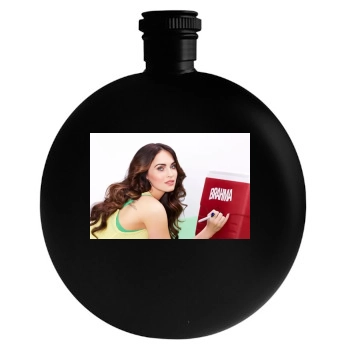 Megan Fox Round Flask