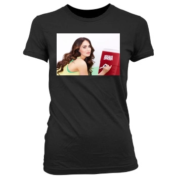 Megan Fox Women's Junior Cut Crewneck T-Shirt