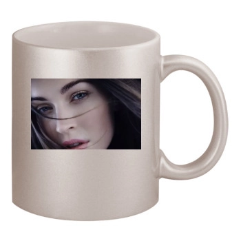 Megan Fox 11oz Metallic Silver Mug