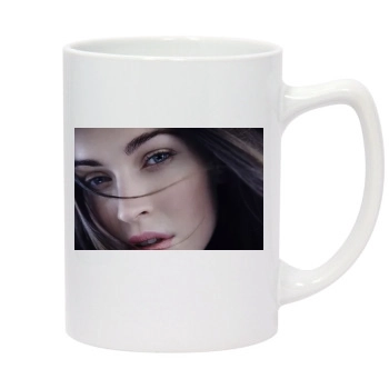 Megan Fox 14oz White Statesman Mug