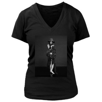 Megan Fox Women's Deep V-Neck TShirt