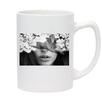 Megan Fox 14oz White Statesman Mug