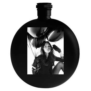 Megan Fox Round Flask