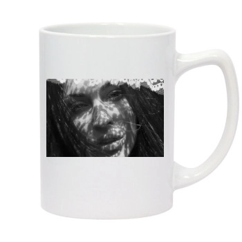 Megan Fox 14oz White Statesman Mug