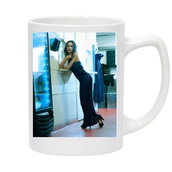 Megan Fox 14oz White Statesman Mug