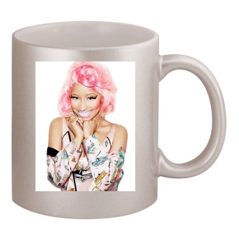 Nicki Minaj 11oz Metallic Silver Mug