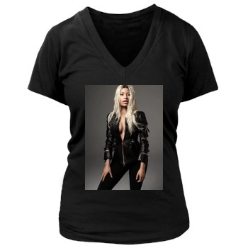 Nicki Minaj Women's Deep V-Neck TShirt