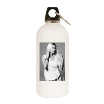 Nicki Minaj White Water Bottle With Carabiner