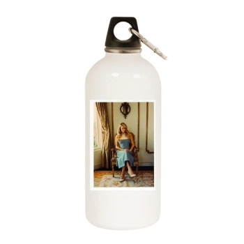 Paris Hilton White Water Bottle With Carabiner