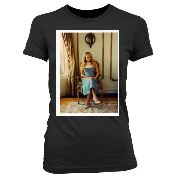 Paris Hilton Women's Junior Cut Crewneck T-Shirt