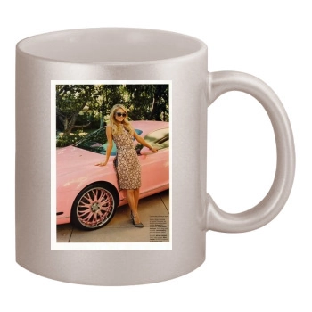 Paris Hilton 11oz Metallic Silver Mug