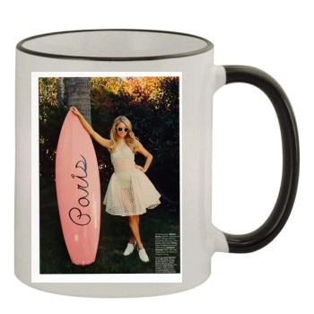 Paris Hilton 11oz Colored Rim & Handle Mug