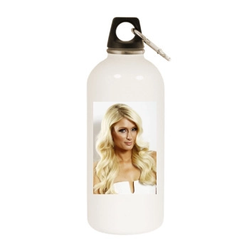 Paris Hilton White Water Bottle With Carabiner