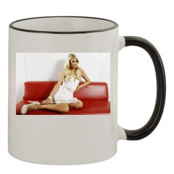 Paris Hilton 11oz Colored Rim & Handle Mug