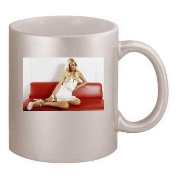 Paris Hilton 11oz Metallic Silver Mug