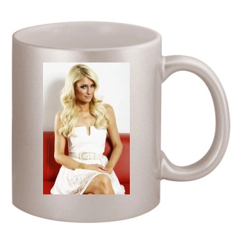 Paris Hilton 11oz Metallic Silver Mug