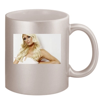 Paris Hilton 11oz Metallic Silver Mug