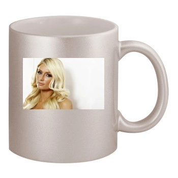 Paris Hilton 11oz Metallic Silver Mug